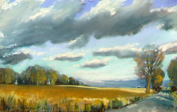 E21001 - Oak Ridges Moraine  - Beautiful Ontario landscapes paintings of freelance scientific illustrator and plein-air artist Patrice Stephens-Bourgeault