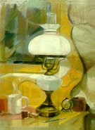 D10701: Bedside Lamp - Beautiful paintings of freelance scientific illustrator and plein-air artist Patrice Stephens-Bourgeault